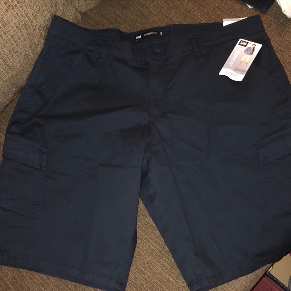 womens lee mid rise shorts